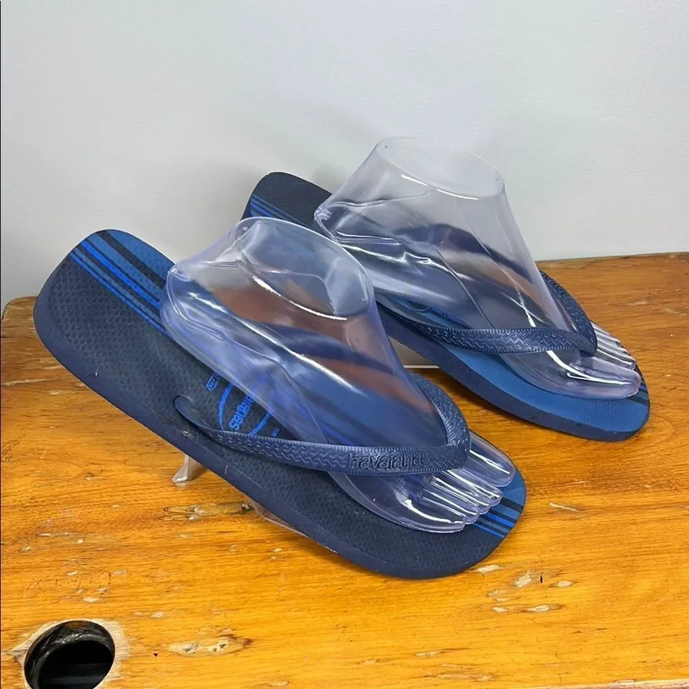 Havaianas Navy and Blue Flip Flops